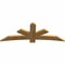 Ekena Millwork Alberta Rough Sawn Timber Gable Bracket, Western Red Cedar, 72"W x 27"H x 2"D x 6"F, 9/12 Pitch GBW072X27X0206ALB00RWR - alternate 5